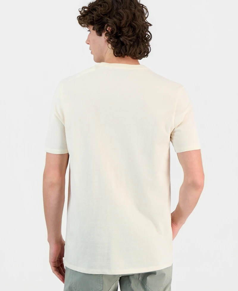 Guess Men's Cotton Sunset Sail Graphic Crewneck T-Shirt