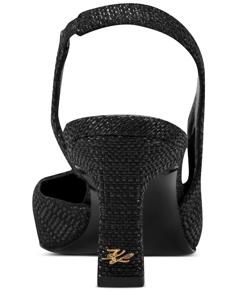 Karl Lagerfeld Paris Women's Sheenz Slingback Pumps