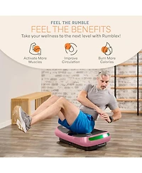 Lifepro Rumblex 4D Vibration Plate Exercise Machine – Triple Motor Oscillation, Linear & Pulsation for Whole Body Fitness