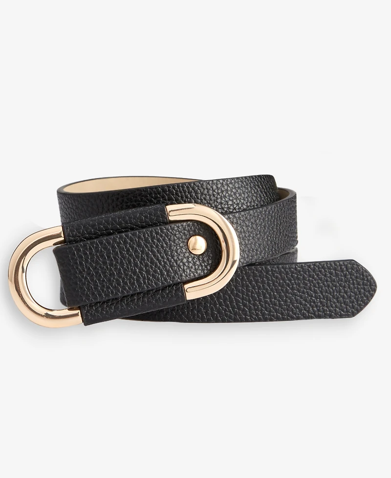 On 34th Pull-Through Skinny Belt, Exclusively at Macy's