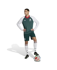 Adidas Men's Green Mexico National Team 2026 World Cup Pre-Match Away Long Sleeve Training Jersey