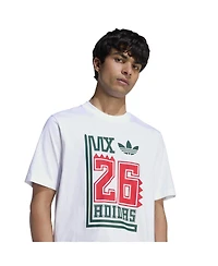 Adidas Men's White Mexico National Team Fifa X World Cup 2026 Alphaskin T-Shirt