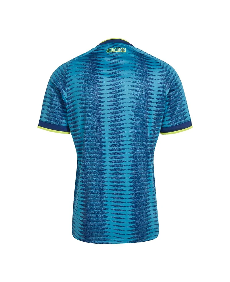 Adidas Men's Turquoise Colombia National Team Fifa X World Cup 2026 Away Replica Jersey