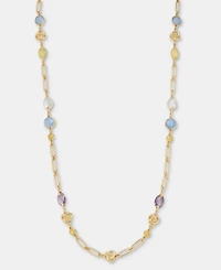 Anne Klein Gold-Tone 42" Stone Knot Strandage Necklace