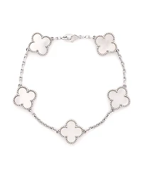 Pre-Owned Van Cleef and Arpels Vintage Alhambra 5 Motifs Bracelet