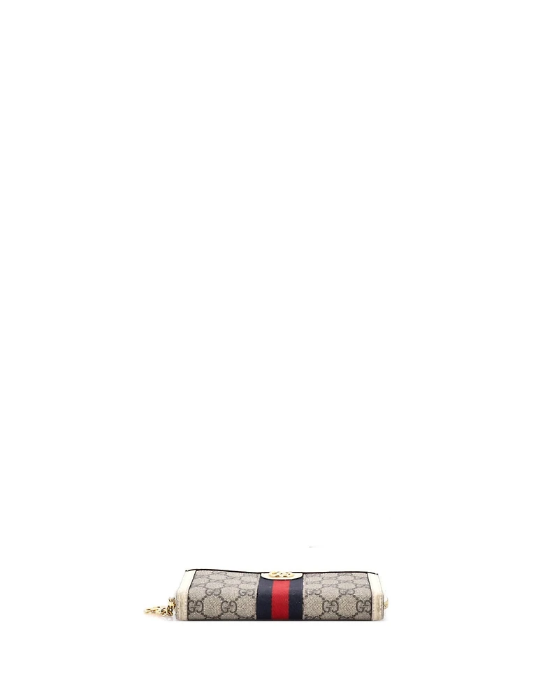 Pre-Owned Gucci Ophidia Zip Around Wallet Gg Coated Canvas