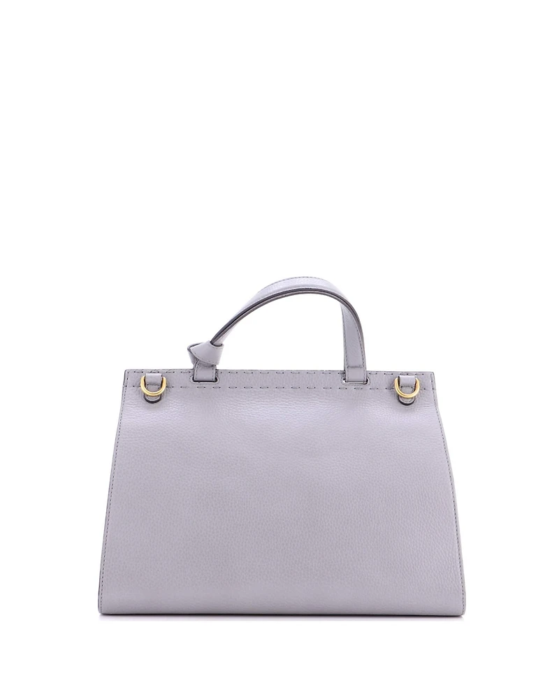 Pre-Owned Gucci Small Gg Marmont Top Handle Bag Leather