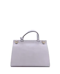 Pre-Owned Gucci Small Gg Marmont Top Handle Bag Leather