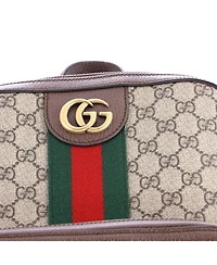 Pre-Owned Gucci Medium Ophidia Backpack Gg Coated Canvas