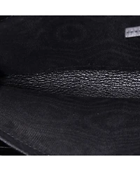 Pre-Owned Gucci Mini Gg Marmont Chain Wallet Leather