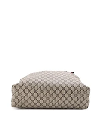 Pre-Owned Gucci Medium Web Loop Tote Gg Coated Canvas