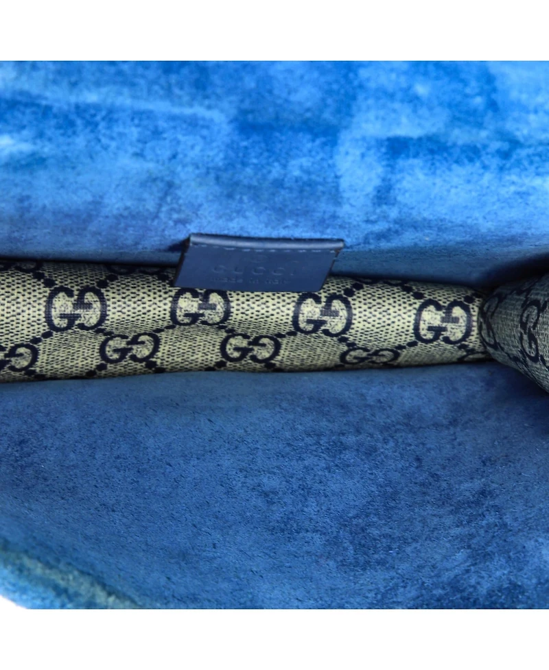 Pre-Owned Gucci Mini Dionysus Bag Blooms Print Gg Coated Canvas