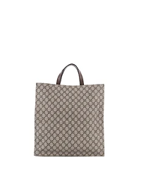 Pre-Owned Gucci North South Courrier Convertible Soft Open Tote Gg Coated Canvas with Applique