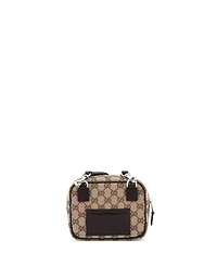 Pre-Owned Gucci Mini Web Loop Camera Bag Gg Canvas