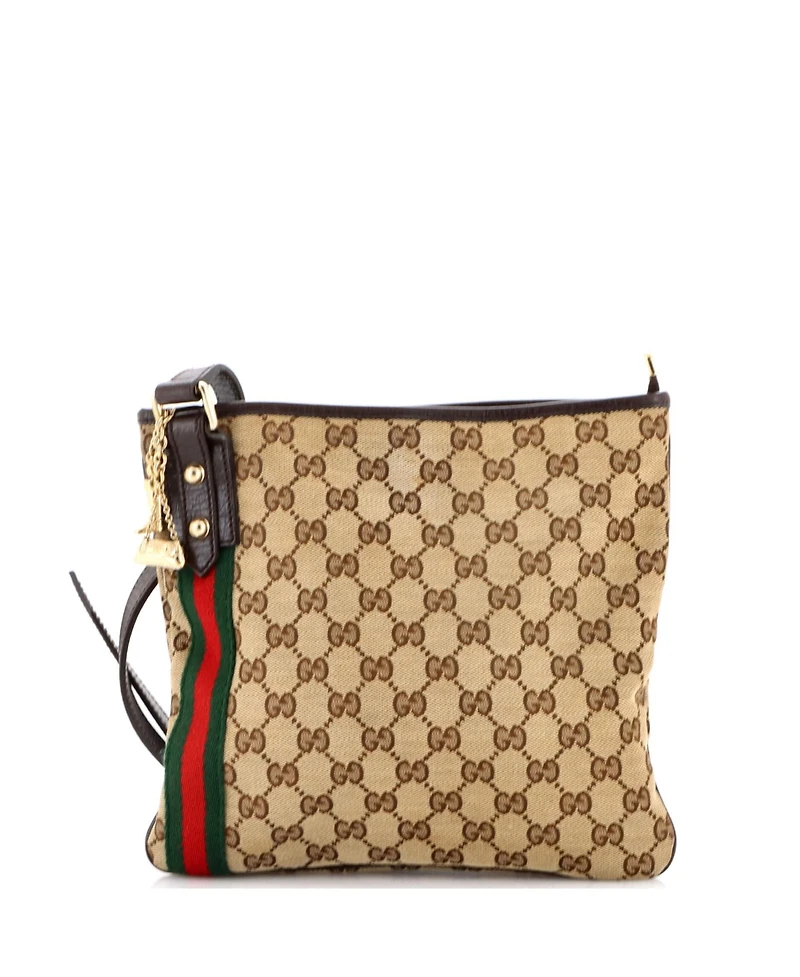 Pre-Owned Gucci Jolicoeur Messenger Bag Gg Canvas