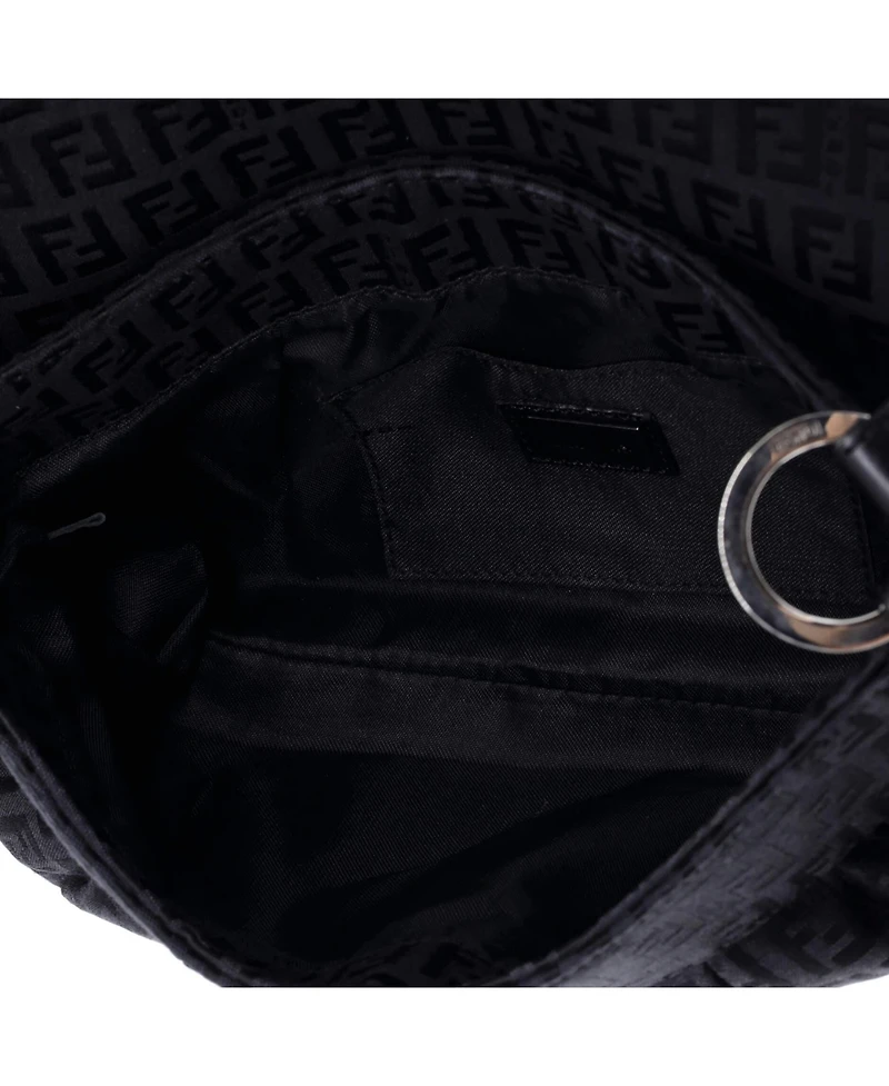 Pre-Owned Fendi Small Chef Flap Bag Zucca Canvas