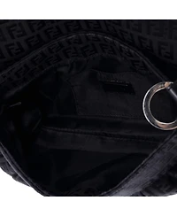 Pre-Owned Fendi Small Chef Flap Bag Zucca Canvas