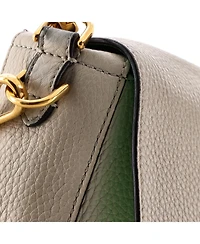 Pre-Owned Fendi Medium Selleria Baguette Nm Bag Leather