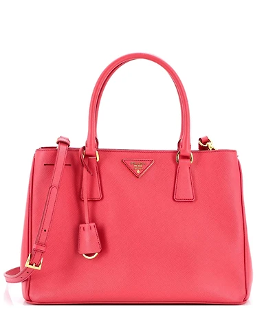 Pre-Owned Prada Medium Gardener's Tote Saffiano Leather