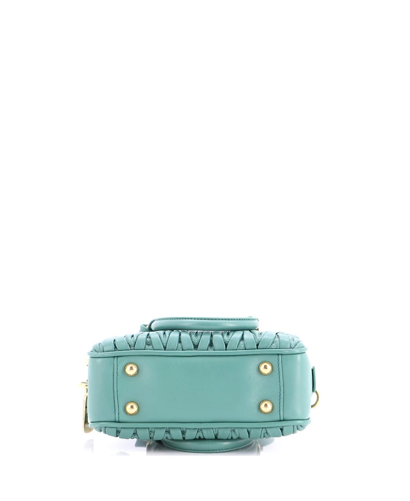Pre-Owned Miu Miu Regular Arcadie Top Handle Bag Matelasse Leather