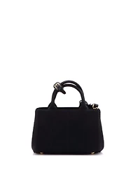 Pre-Owned Prada Mini Logo Jardiniere Tote Canvas