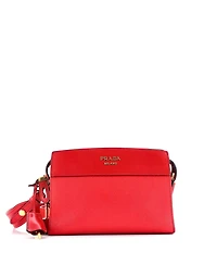 Pre-Owned Prada Small Esplanade Crossbody Bag Saffiano with City Calf