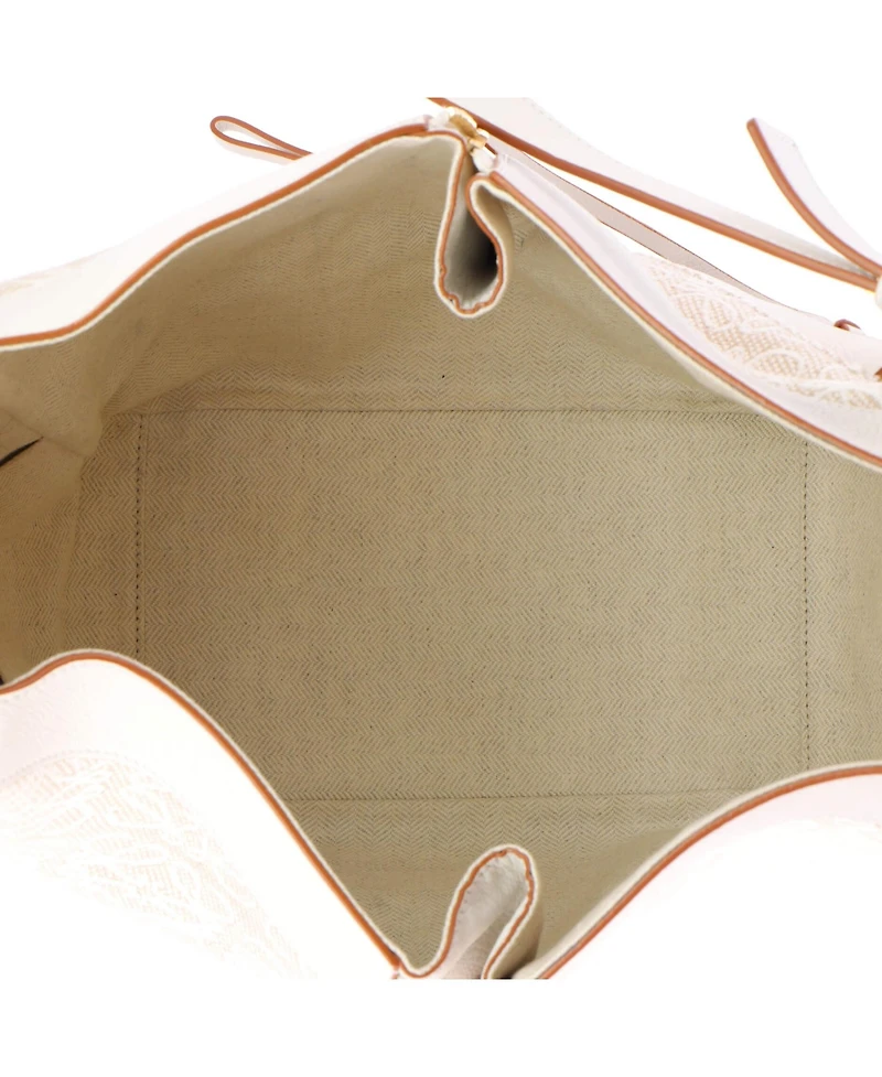 Pre-Owned Loewe Small Hammock Bag Leather and Anagram Jacquard