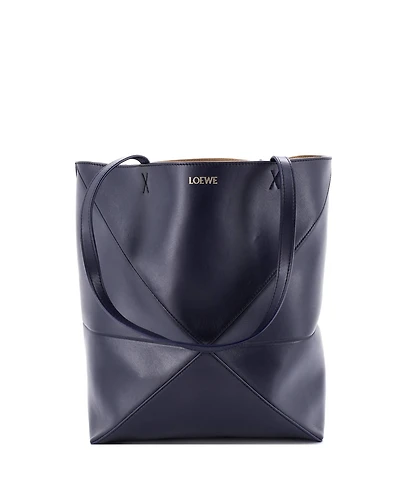 Pre-Owned Loewe Medium Puzzle Fold Tote Leather