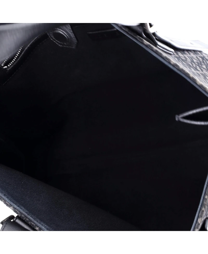 Pre-Owned Loewe Horizontal Buckle Handle Tote Anagram Jacquard