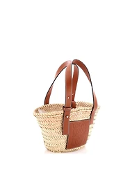 Pre-Owned Loewe Small Basket Tote Raffia