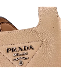 Pre-Owned Prada Mini Dynamique Hobo Vitello Daino