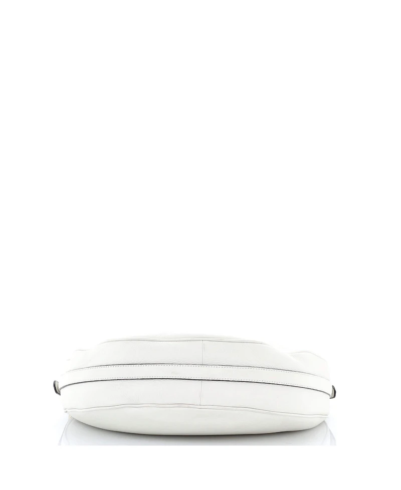 Pre-Owned Prada Large Arque Half Moon Hobo Leather