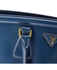 Pre-Owned Prada Medium Parabole Tote Vernice Saffiano Leather