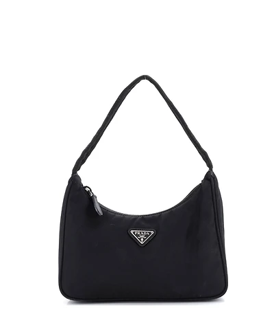 Pre-Owned Prada Mini Re-Edition 2000 Hobo Tessuto