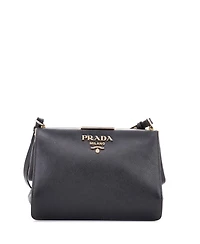 Pre-Owned Prada Small Light Frame Shoulder Bag Saffiano Leather