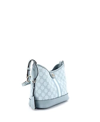 Pre-Owned Gucci Small Ophidia Open Bucket Bag Gg Coated Canvas with Leather