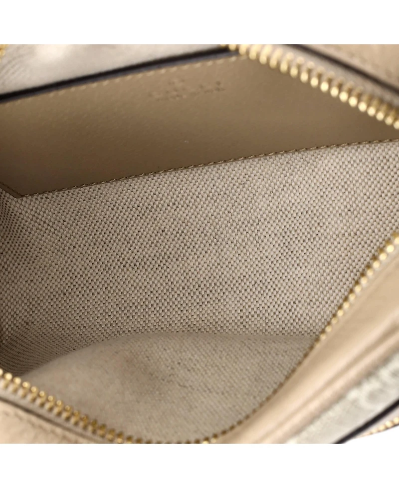 Pre-Owned Gucci Mini Ophidia Shoulder Bag Gg Coated Canvas