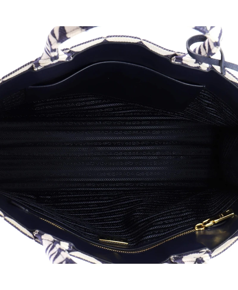 Pre-Owned Prada Large Symbole Shopper Tote Jacquard