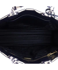 Pre-Owned Prada Large Symbole Shopper Tote Jacquard