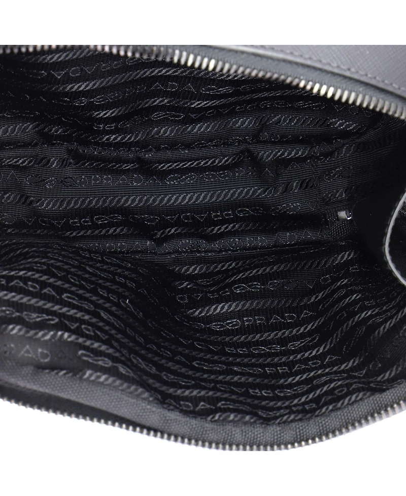 Pre-Owned Prada Small Brique Camera Crossbody Bag Re-Nylon with Saffiano Leather