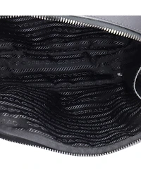 Pre-Owned Prada Small Brique Camera Crossbody Bag Re-Nylon with Saffiano Leather