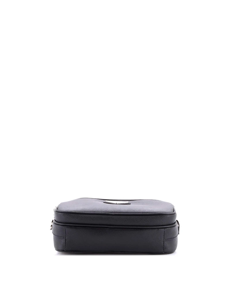 Pre-Owned Prada Small Front Pocket Camera Bag Saffiano Leather