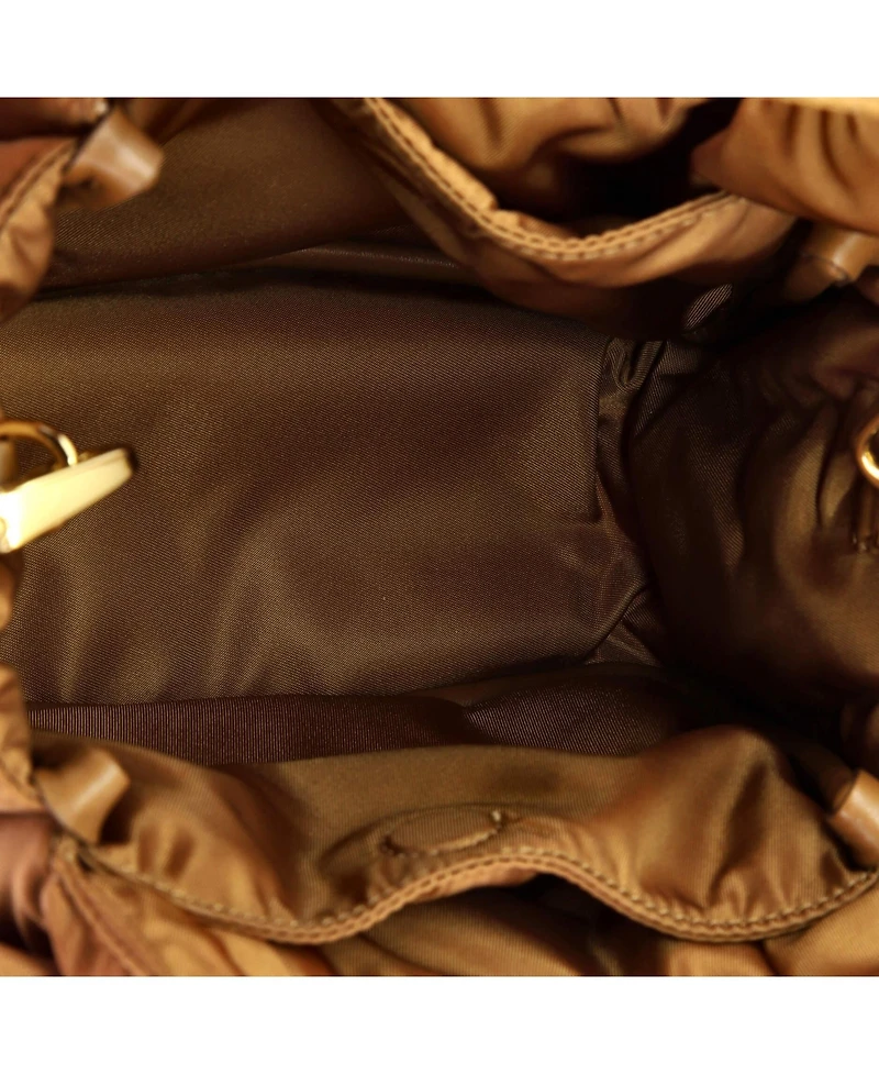 Pre-Owned Prada Mini Padded Bow Tote Re-Nylon