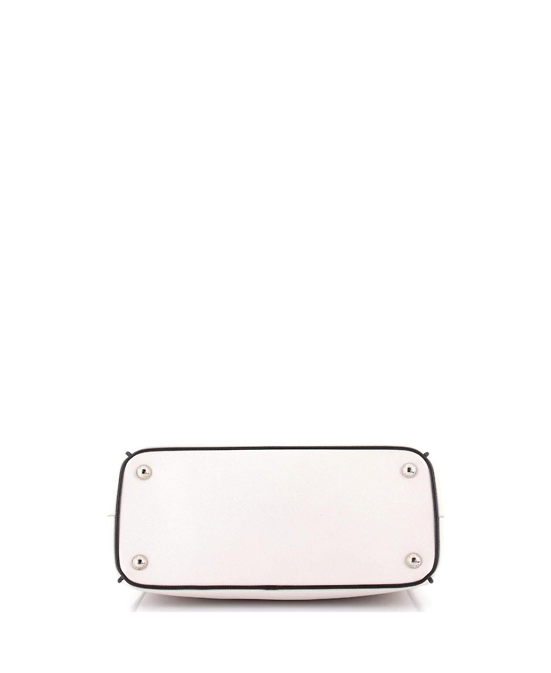 Pre-Owned Prada Small Galleria Double Zip Tote Saffiano Leather