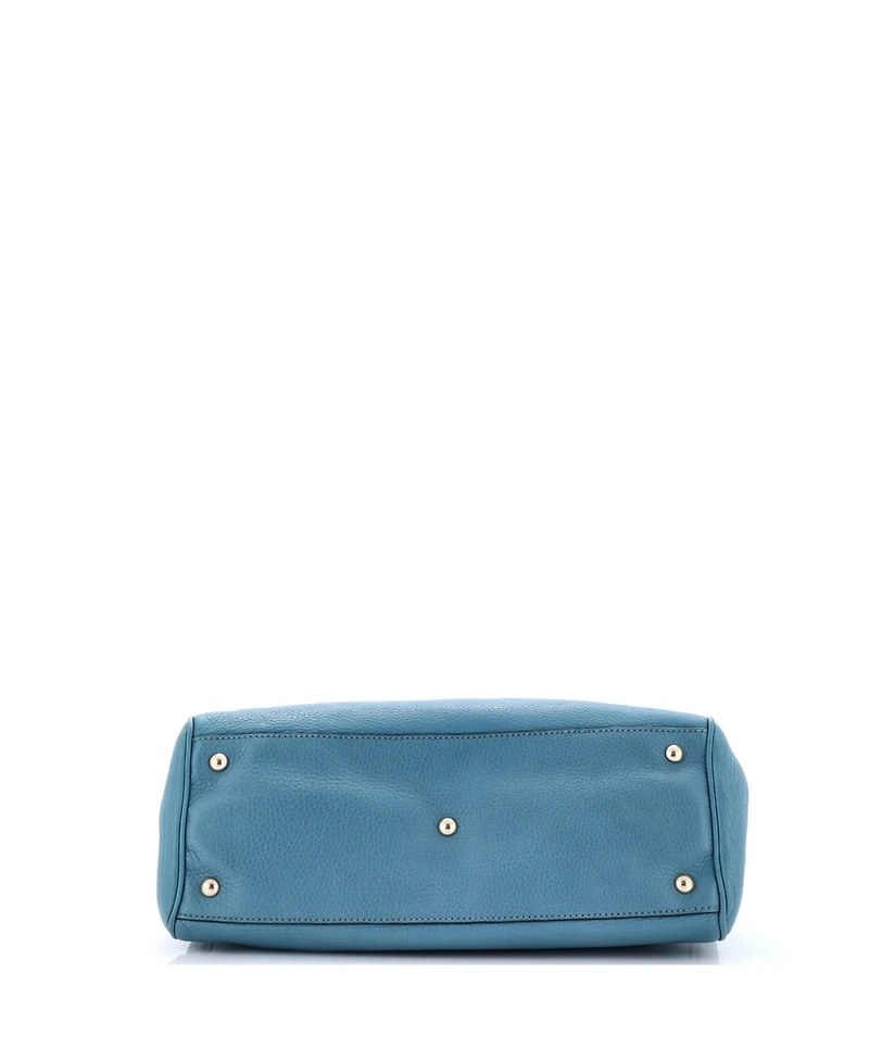 Pre-Owned Gucci Medium Bamboo Shopper Tote Leather