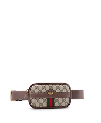 Pre-Owned Gucci Mini Ophidia Belt Bag Gg Coated Canvas
