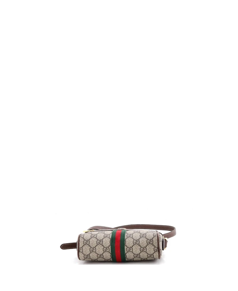 Pre-Owned Gucci Mini Ophidia Shoulder Bag Gg Coated Canvas
