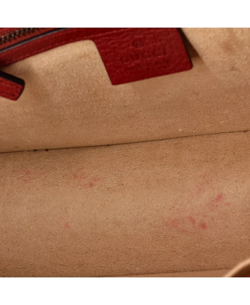 Pre-Owned Gucci Small Queen Margaret Top Handle Bag Gg Coated Canvas with Leather