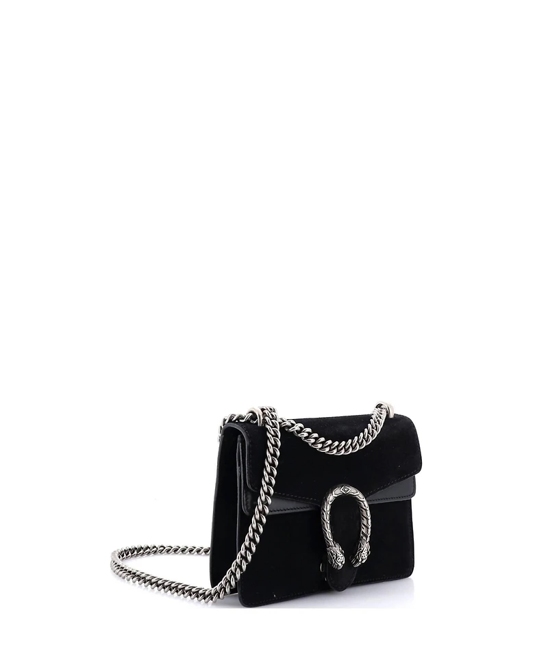 Pre-Owned Gucci Mini Dionysus Bag Suede