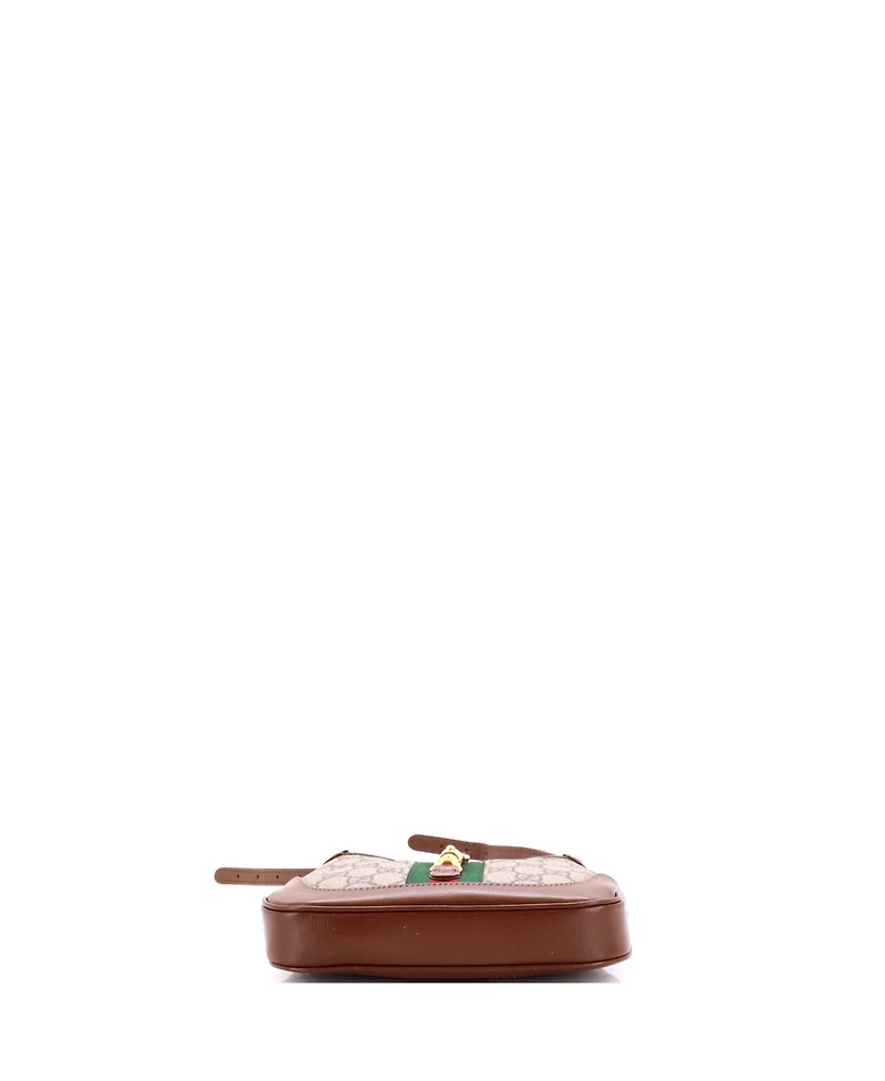 Pre-Owned Gucci Mini Jackie 1961 Hobo Gg Coated Canvas